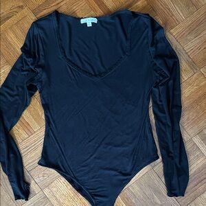 Nine Britton Black Long Sleeve Bodysuit